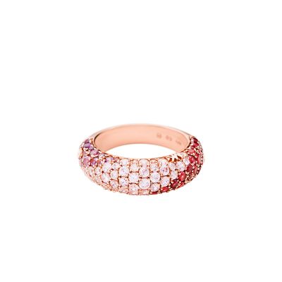 Michael kors pave store ring rose gold