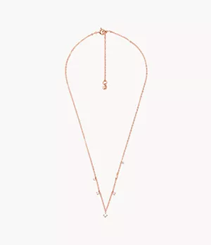 Michael Kors 14k Rose Gold-Plated Sterling Silver Necklace