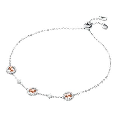 Michael Kors Armband Schiebeverschluss Logo Sterlingsilber 