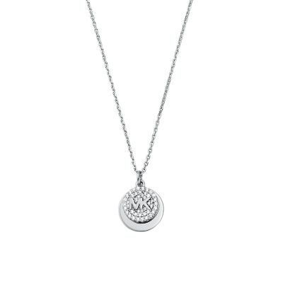 Michael kors hot sale round necklace