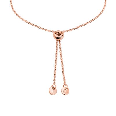 Michael Kors 14K Rose Gold-Plated Sterling Silver Heart-Cut Slider  