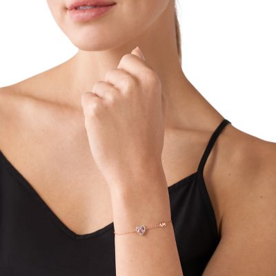 Michael Kors 14K Rose Gold-Plated Sterling Silver Heart-Cut Slider