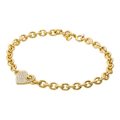 Michael kors deals gold charm bracelet