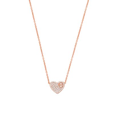 Michael kors deals heart necklace