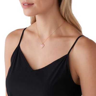 Michael Kors Silver Heart Pendant Necklace | forum.iktva.sa
