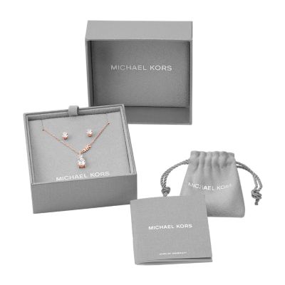 Michael Kors Kette Empire Link Anhänger Sterlingsilber rosévergoldet -  MKC164200791 - Watch Station