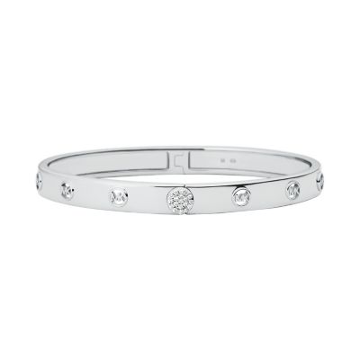 Arriba 76+ imagen michael kors bangle bracelet silver