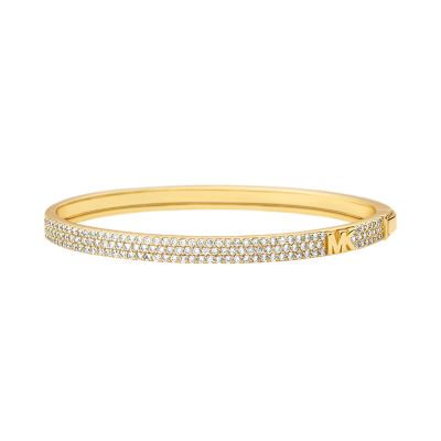 Michael kors gold pave bracelet on sale