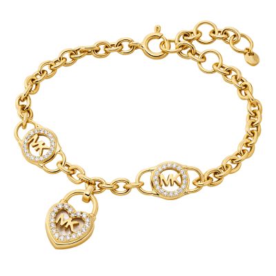 Michael kors lock 2025 and key bracelet