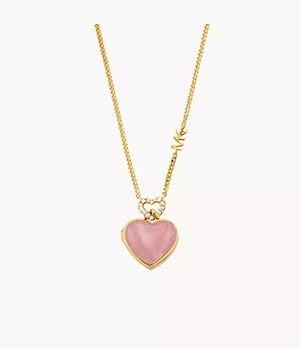 Michael Kors 14K Gold-Plated Sterling Silver Heart Locket Necklace