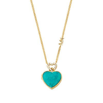 Michael kors turquoise deals necklace