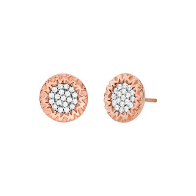 Michael kors store earrings rose gold