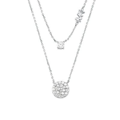 Michael kors hot sale necklace silver