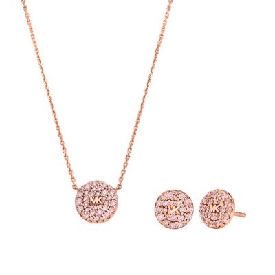 Mk rose shop gold necklace