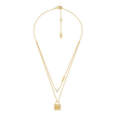 Michael kors sale layered necklace