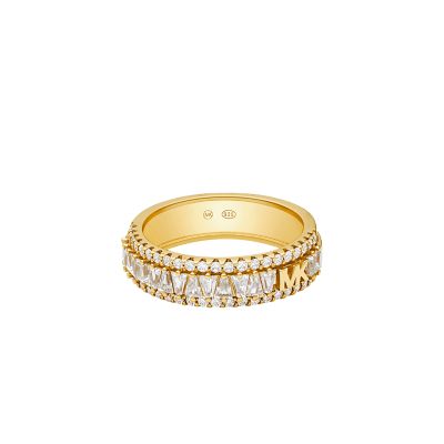 Michael kors gold pave ring online