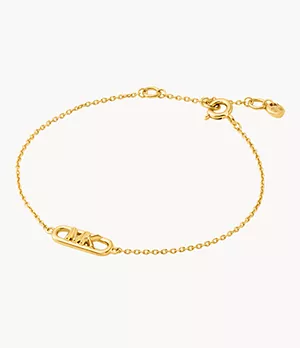 Michael Kors 14K Gold-Plated Sterling Silver Empire Link Line Bracelet