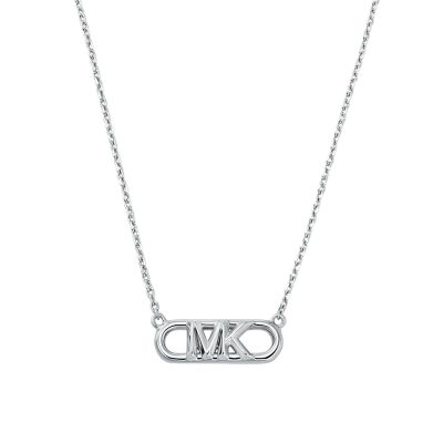 Michael kors silver on sale pendant necklace