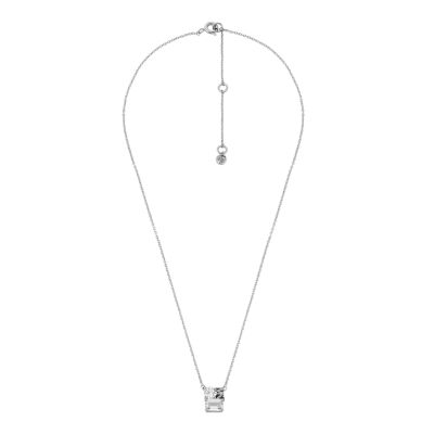 Michael kors cheap barrel pendant necklace