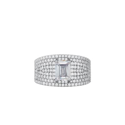 Michael Kors Women's Sterling Silver Statement Cocktail Ring - Silver