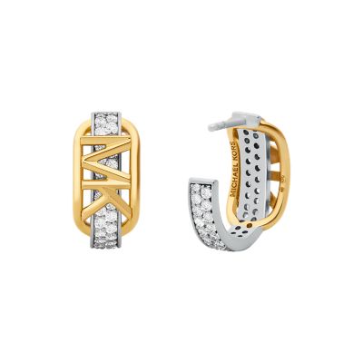 Michael kors on sale huggie earrings