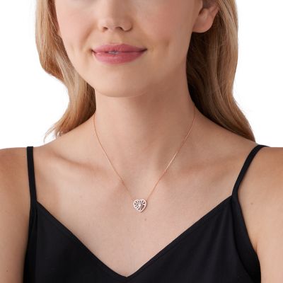 Michael kors necklace clearance rose gold