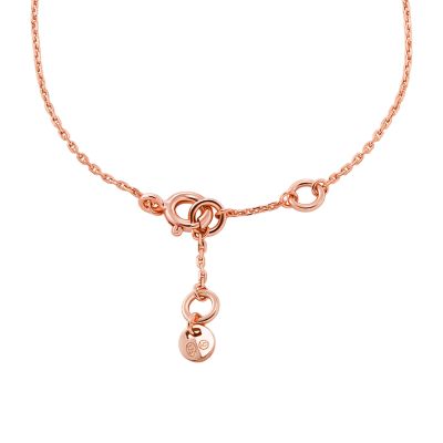 Michael Kors 14K Rose Gold-Plated Tapered Baguette Heart Line