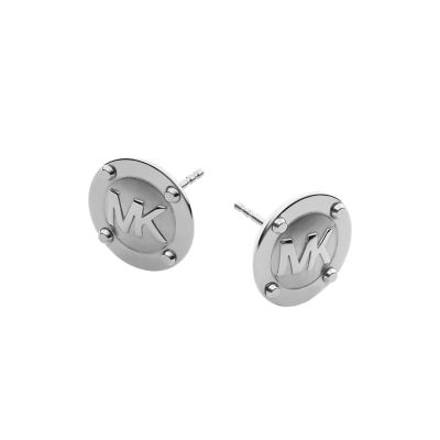 Silver michael deals kors earrings