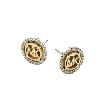 Michael kors monogram earrings new arrivals