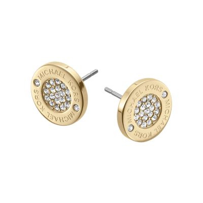 Michael Kors Gold Tone Stainless Steel Earring