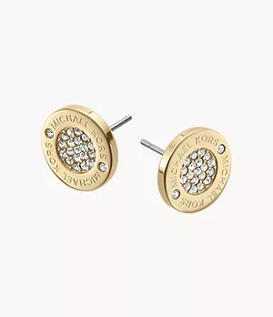 Michael Kors Gold-Tone Stainless Steel Earring