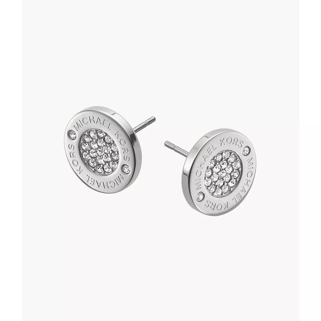 Michael Kors Women's Stainless Steel Earring - Silver