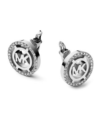 michael kors logo earrings