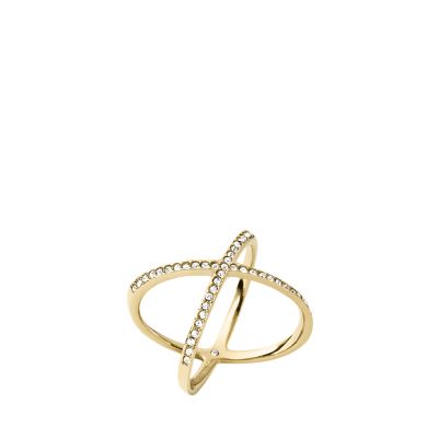 Michael kors circle x ring new arrivals