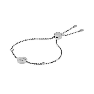 Michael Kors Women's Symbols Silver-Tone Bracelet - Silver