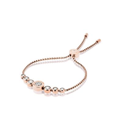 Michael shops Kors Rose Gold Tone with Crystal Accents Necklace New MKJX5342791