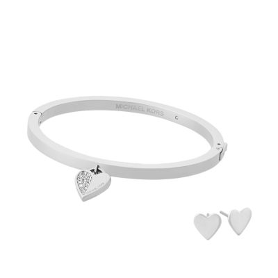 michael kors silver bangle