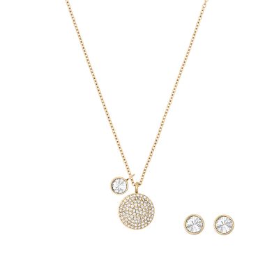 michael kors earrings and necklace