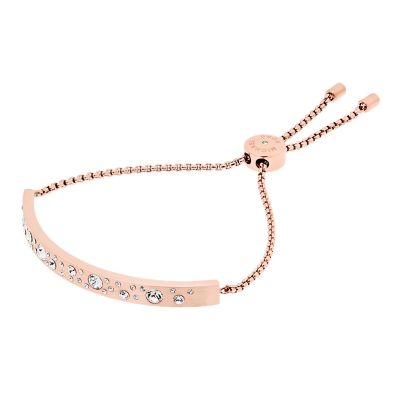 Michael kors pave 2024 rose gold bracelet