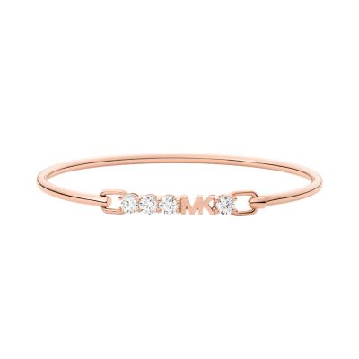 Michael kors bangle online bracelet rose gold