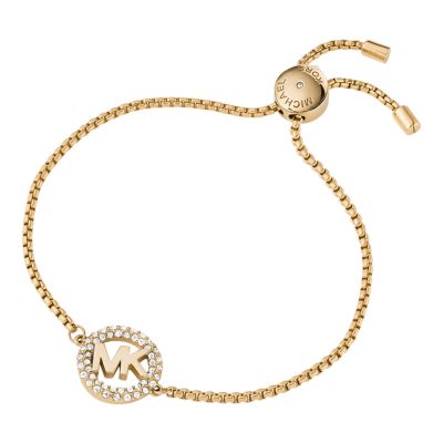 Michael Kors Jewelery Yellow Gold Tone Stretch Bracelet – D'ore