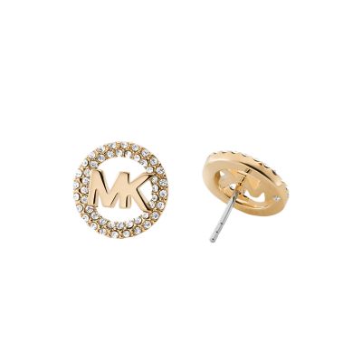 Michael Kors Gold Tone Brass Earring MKJ7322710 Watch Station