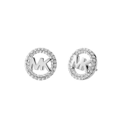 Michael Kors Women's Silver Brass Earring - Silver
