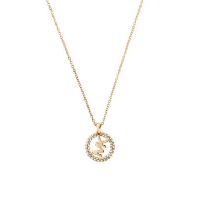 Michael Kors Gold-Tone Brass Necklace