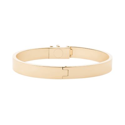 Michael Kors Hardware Gold-Tone Stainless Steel Bangle Bracelet -  MKJ7697710 - Watch Station