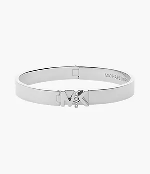 Michael Kors Hardware Stainless Steel Bangle Bracelet