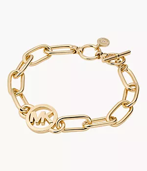 Bracelet-chaînette en laiton doré à la mode Michael Kors