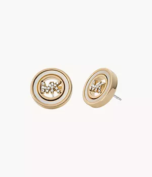Michael Kors Fashion Gold Brass Stud Earring