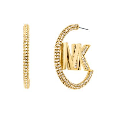 14k Gold Platted Hoop Earrings