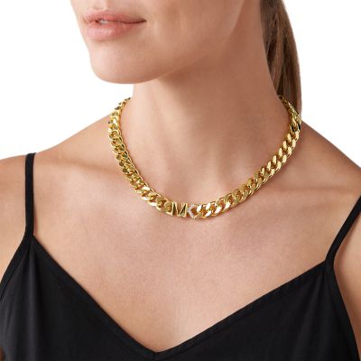 Michael kors hot sale chain necklaces